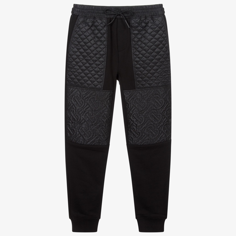 Burberry Timothie Joggers Quilted Monogram logo.